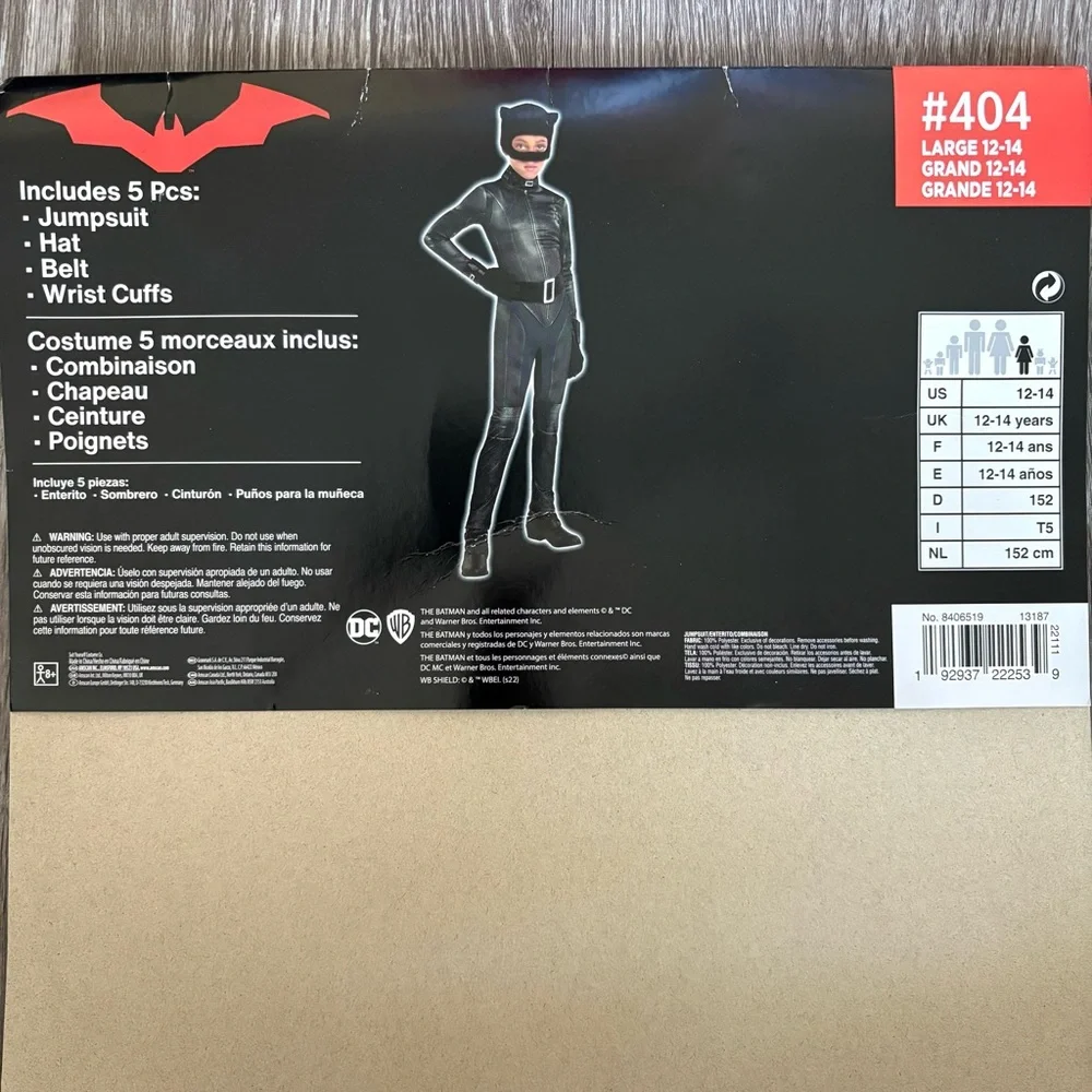 The Batman Selina Kyle Kids Costume - Black